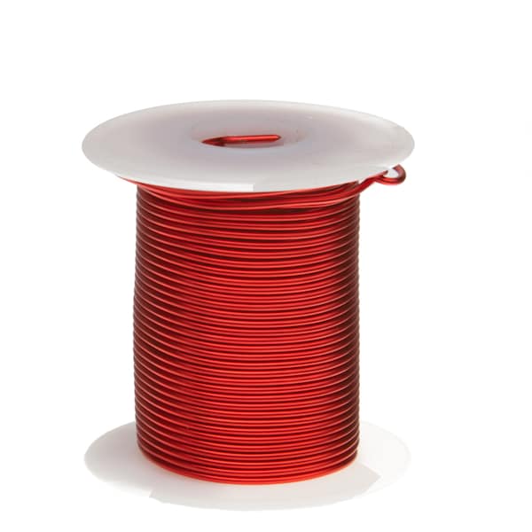 Magnet Wire, MW 80-C, 14 AWG, Red